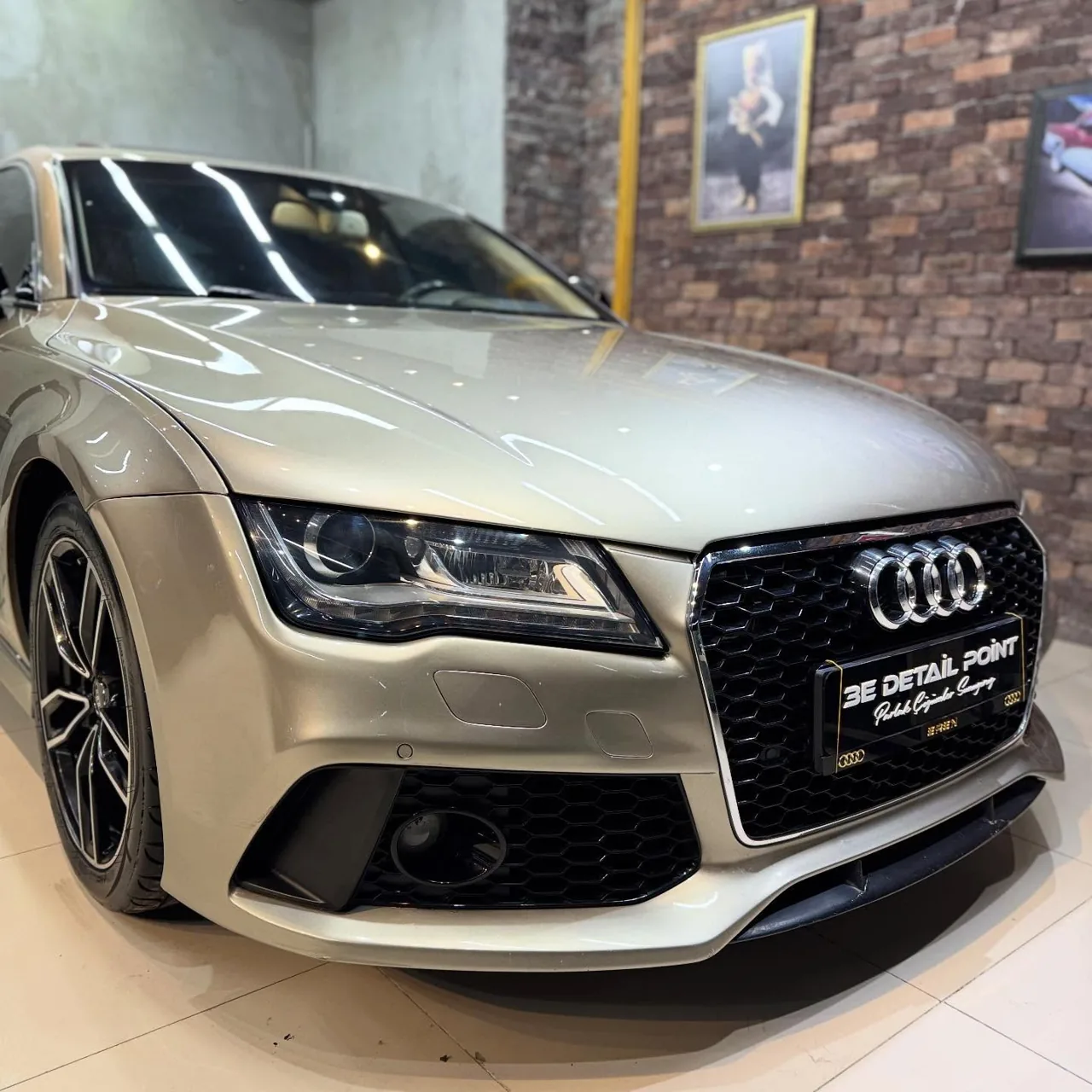 Seramik kaplı Audi A7 · derin parlaklık